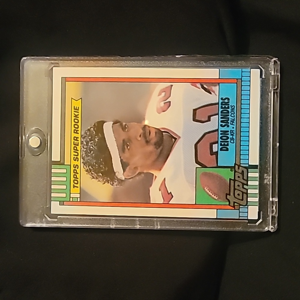 Deion Sanders Topps Super Rookie Card